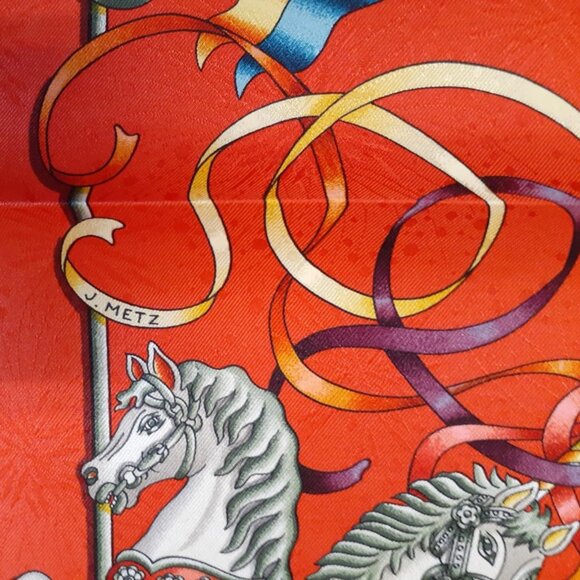 *FLASH SALE!* Hermes Scarf - Luna Park Carre 90 - With Authentic Box! - Picture 4 of 7